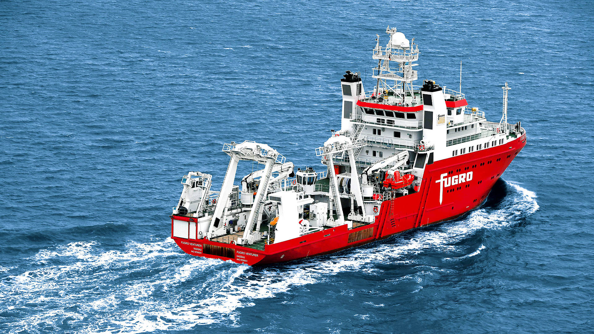 Fugro Venturer Geophysical & Hydrographic Survey Vessel