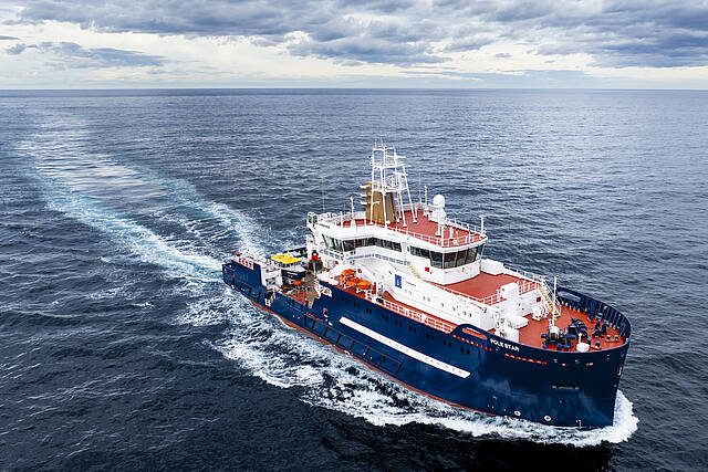 The POLE STAR is designed to conduct hydrographic surveys as well as buoy and lighthouse servicing across Scotland and the Isle of Man.